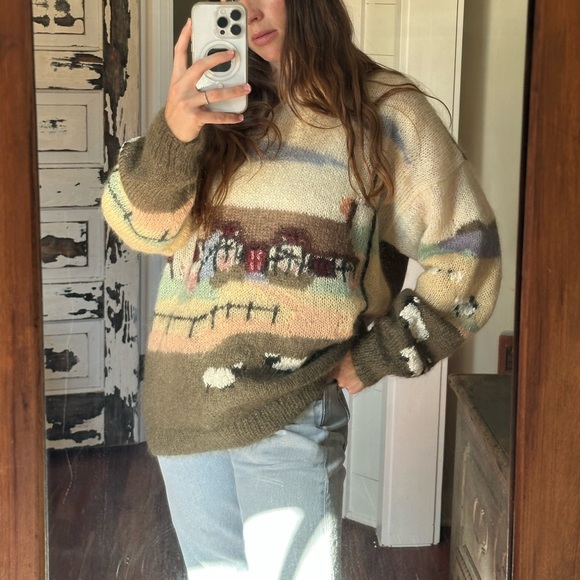 Vintage Mohair Sheep Sweater - Picture 5 of 6